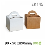 EK145/떡박스/손잡이케익90 100매/케익박스/선물포장박스/선물상자/종이박스