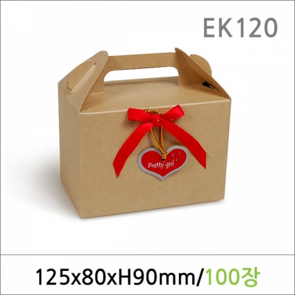 뉴마켓,EK120/떡박스/돌떡박스 100매/케익박스/선물포장박스/선물상자/종이박스