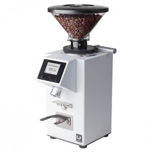 어바닉 090 자동 커피그라인더 60mm 티타늄버 화이트